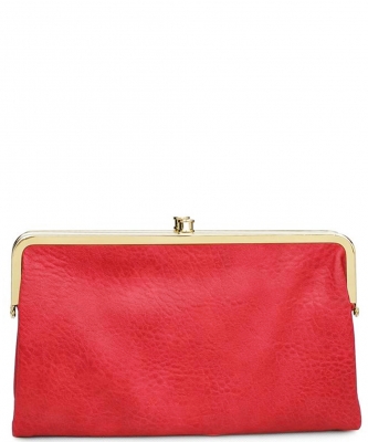 Urban Expressions Faux Leather Wallet Sandra Metal hardware Complements Classic Style 7287A-UR  Scarlet red